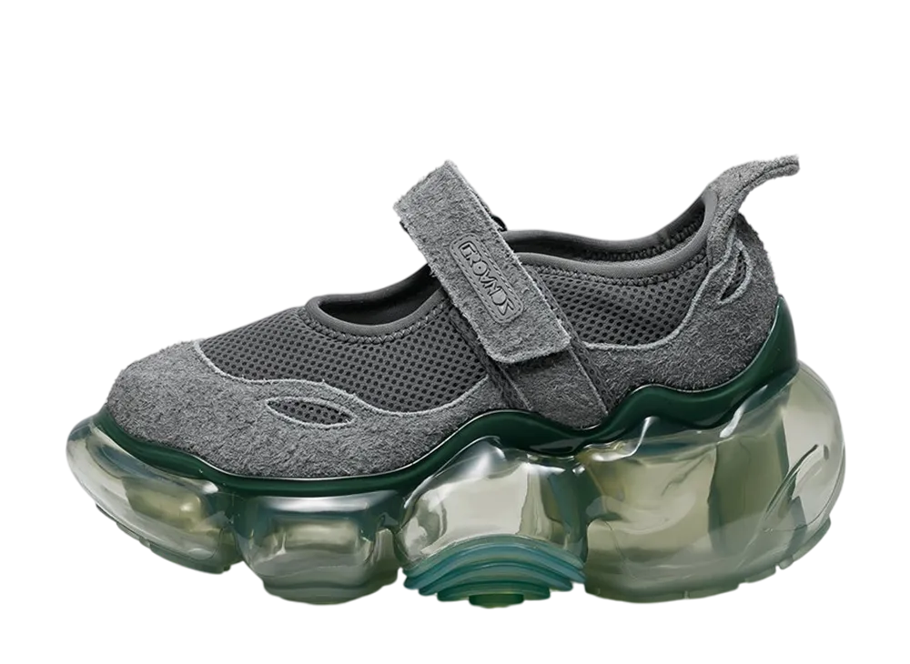 グラウンズ ムーピー メリージェーン "グレー/アイスグリーン"