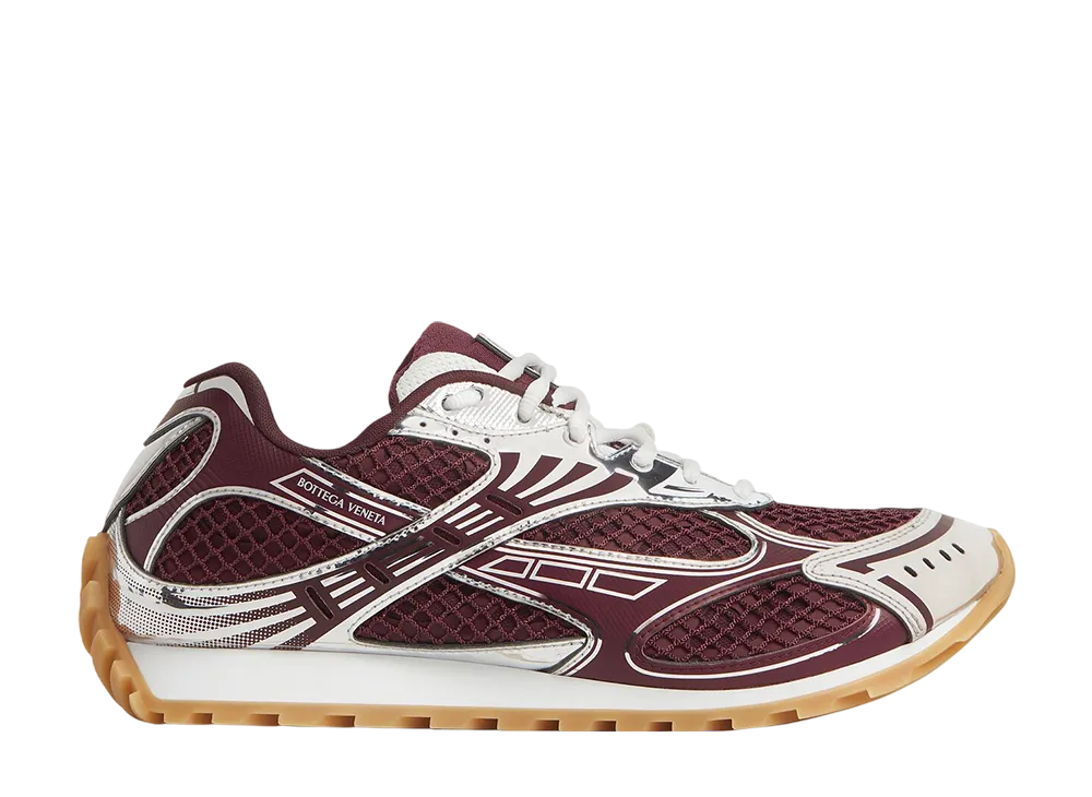 ボッテガヴェネタ オービット スニーカー "バローロ/シルバー"