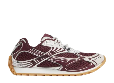 Bottega Veneta Orbit Sneaker "Barolo/Silver"