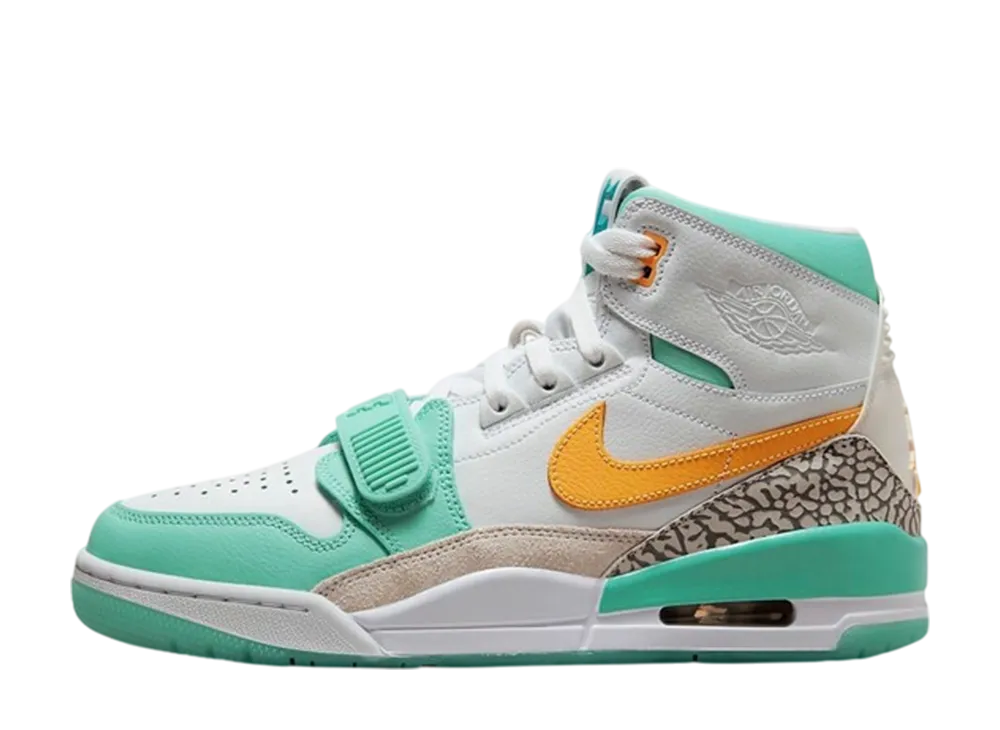 Guo Ailun × Nike Air Jordan Legacy 312 "White/Teal Nebula/Melon Tint"