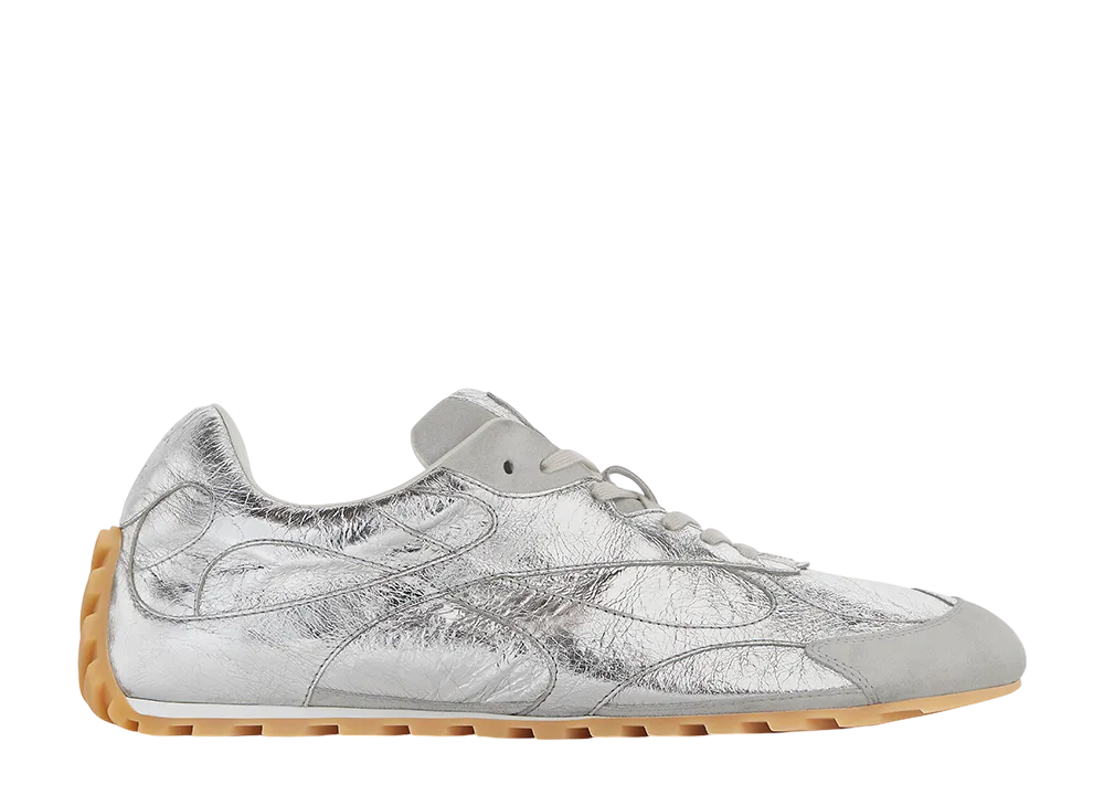Bottega Veneta Women's Orbit Flash Sneaker "Silver/Optical"