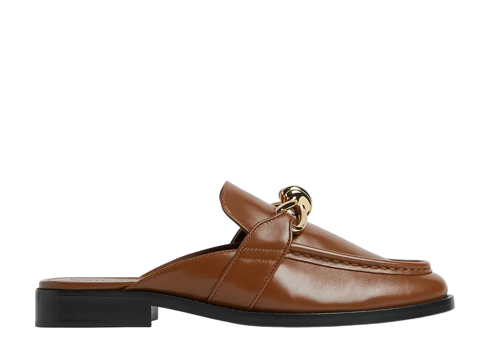 ボッテガヴェネタ ウィメンズ  アステア ローファー "ニューアンバー"