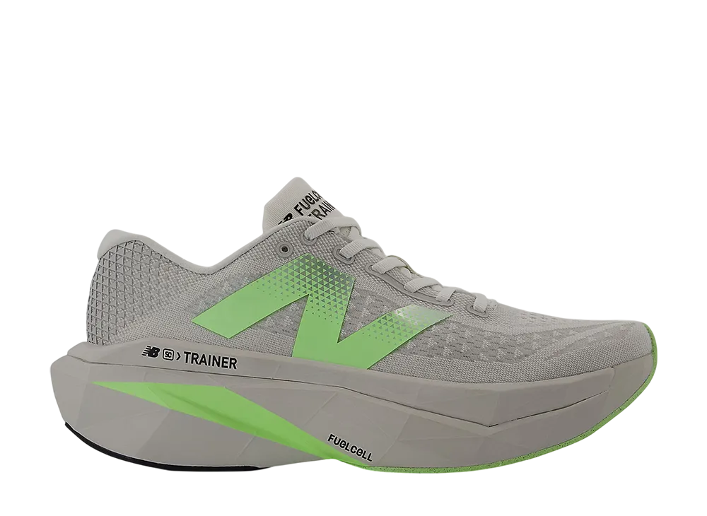 ニューバランス フューエルセル スーパーコンプ トレーナー V3 "グレーマター/ミントフラッシュ/シルバーメタリック"
