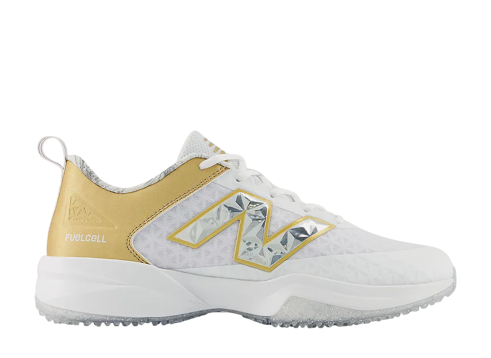 New Balance 4040V8 Turf-Trainer "Silver/White"