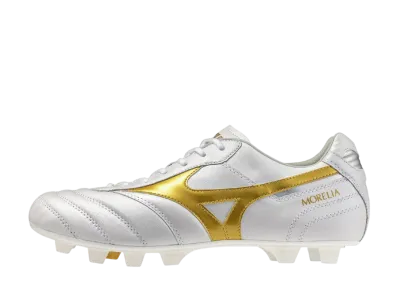 Mizuno Morelia 2 Japan "Super White Pearl/Gold"