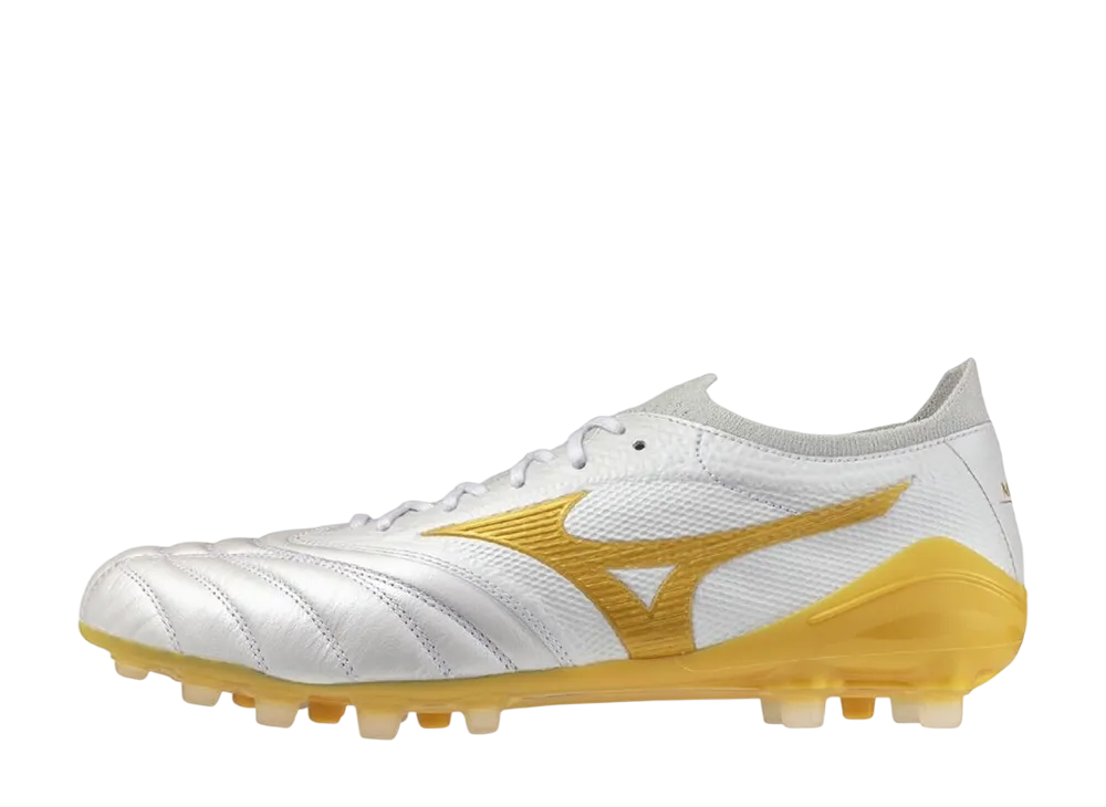 Mizuno Morelia Neo 4 β Japan AG "Super White Pearl/Gold"