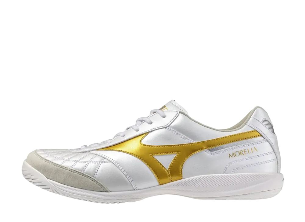 Mizuno Morelia Sala Japan In "Super White Pearl/Gold"
