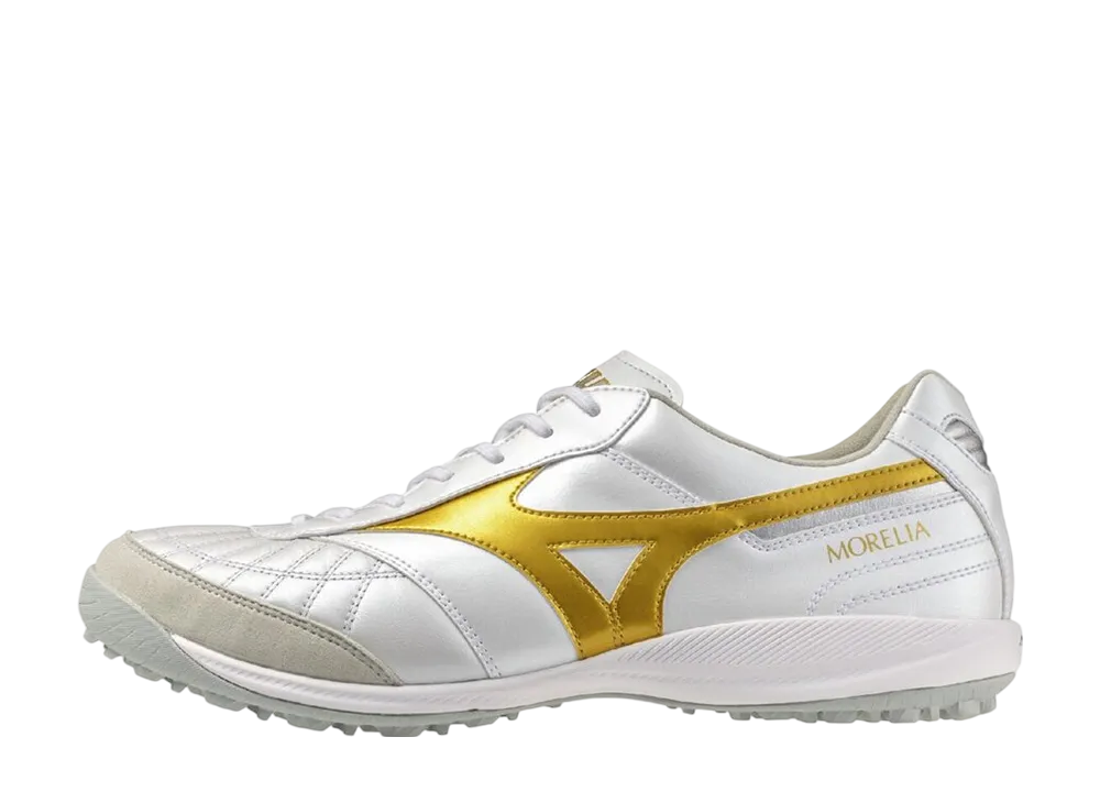 Mizuno Morelia Sala Japan TF "Super White Pearl/Gold"