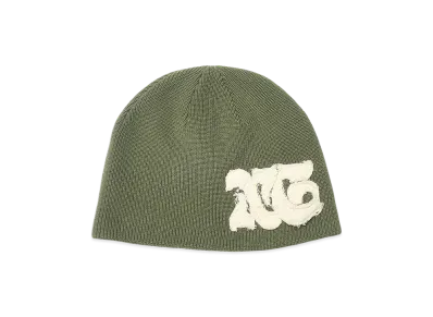 X-Girl Distressed Logo Patch Beanie "Olive"