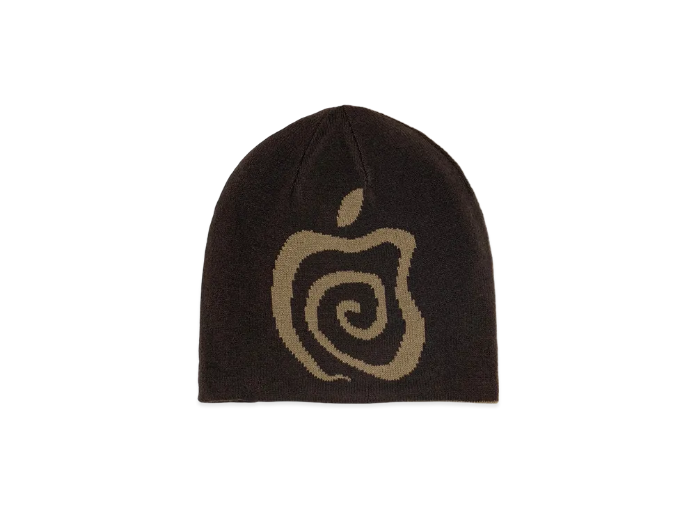 SOL soonerorlater Apple Reversible Beanie "Brown"