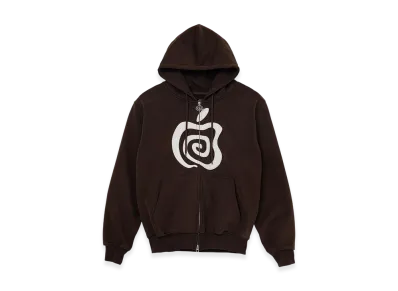 SOL soonerorlater Apple Zip Hoodie "Brown"