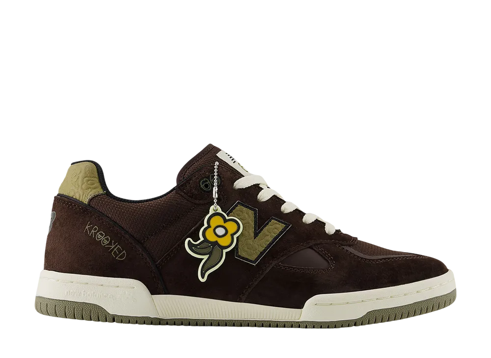 クルキッド スケートボード × ニューバランス ヌメリック 600 "チョコレート/オリーブ"