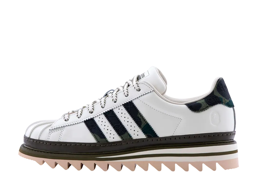 CLOT × A BATHING APE × adidas Superstar by Edison Chen "White"
