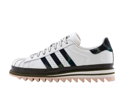 CLOT × A BATHING APE × adidas Women's Superstar by Edison Chen "White"