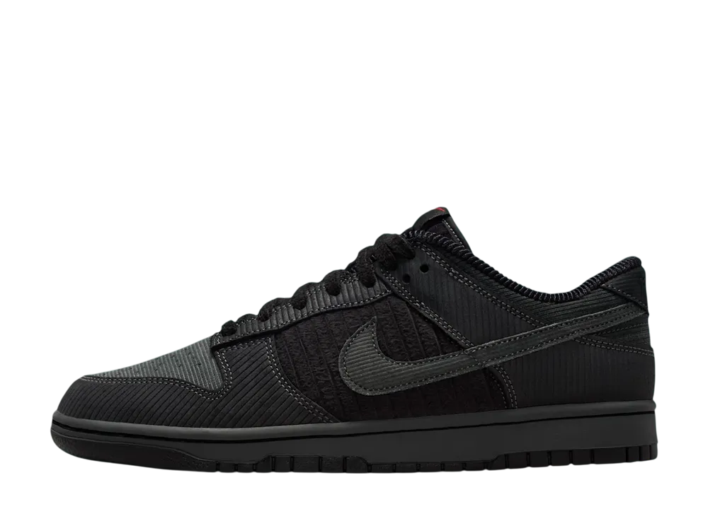 Nike Dunk Low "Triple Black Corduroy"