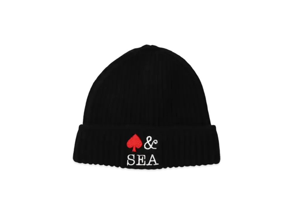 WIND AND SEA x Corto Moltedo Cashmere Beanie "Black"