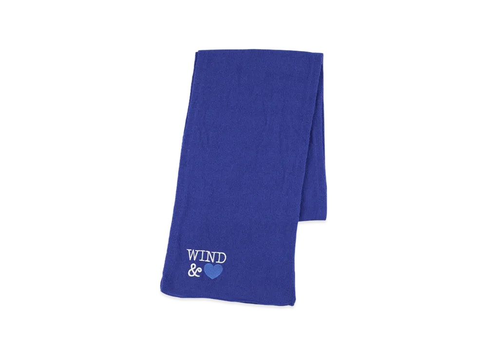 WIND AND SEA x Corto Moltedo Cashmere Scarf "Blue"