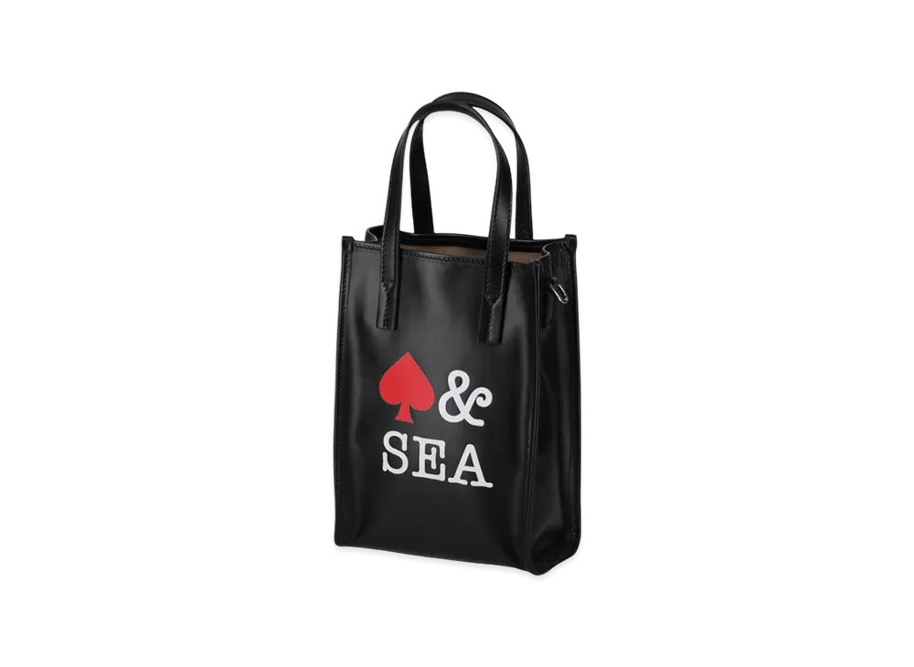 WIND AND SEA x Corto Moltedo Goat Mini Tote "Black"