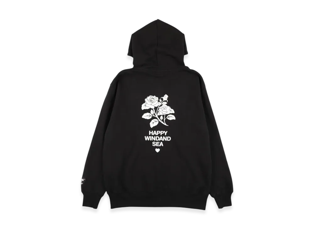 WIND AND SEA Heart&Spade Zip Up Sweatshirt "Black"