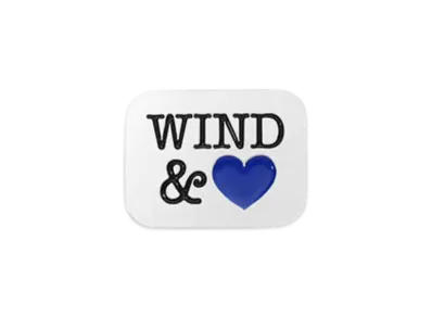 WIND AND SEA Pins A (Spade) "White"