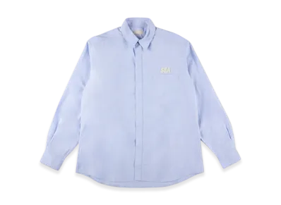 WIND AND SEA Cozy Oxford Shirt "Light Blue"