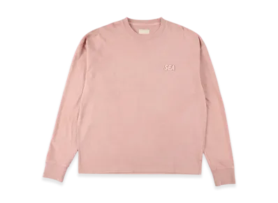 WIND AND SEA Cozy L/S Tee "Pink/Gray"