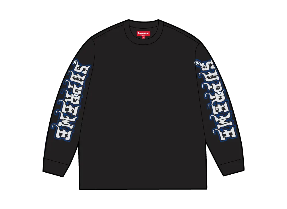 トップス supreme Intarsia Sleeve L/S Top black XL Supreme Intarsia Sleeve L/S Top 