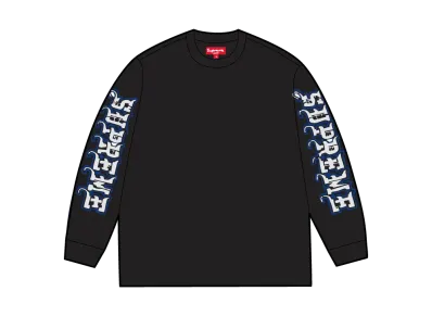 Supreme Intarsia Sleeve L/S Top "Black"