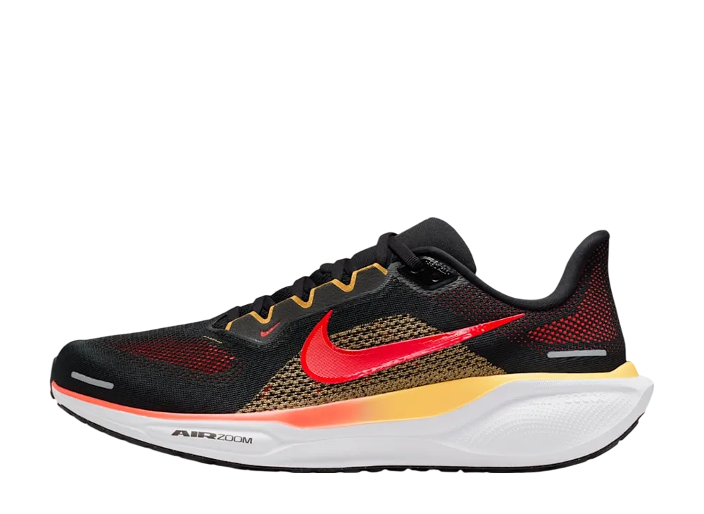 ナイキ ペガサス41 "ブラック/トパーズゴールド/ブライトクリムゾン"