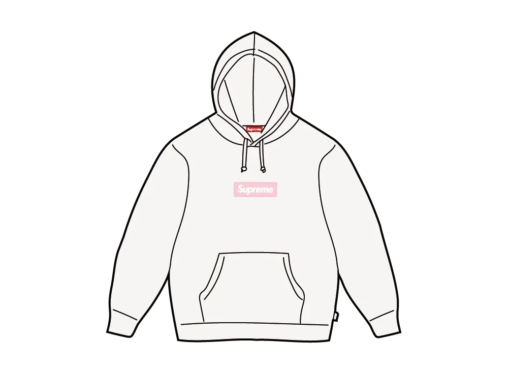Supreme Box Logo Hooded Sweatshirt (25FW) "White"