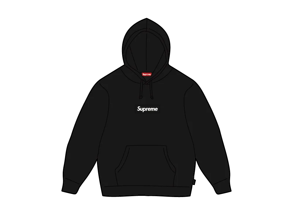 Supreme Box Logo Hooded Sweatshirt (25FW) "Black"