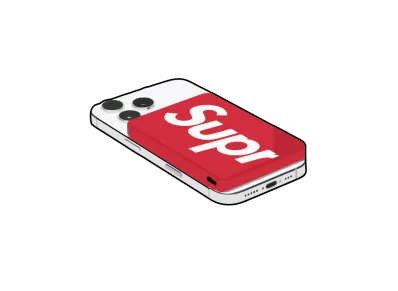 Supreme x Mophie QI2 Powerstation "Red"