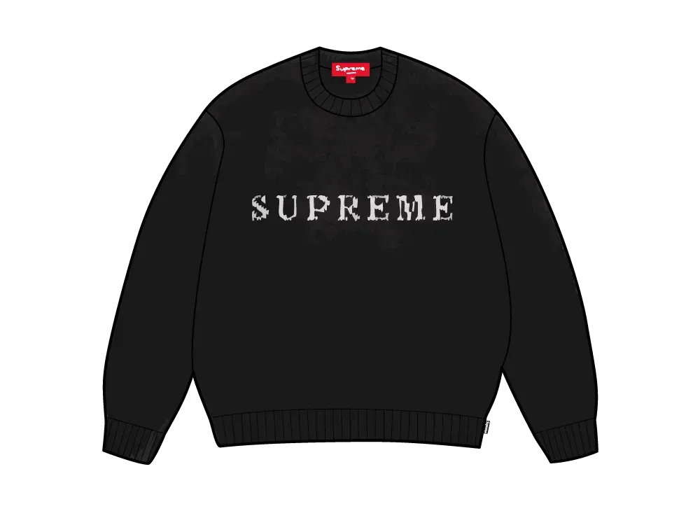 Supreme Contrast Logo Sweater セーター Supreme（シュプリーム） 大きいサイズ メンズ Contrast Logo Sweater