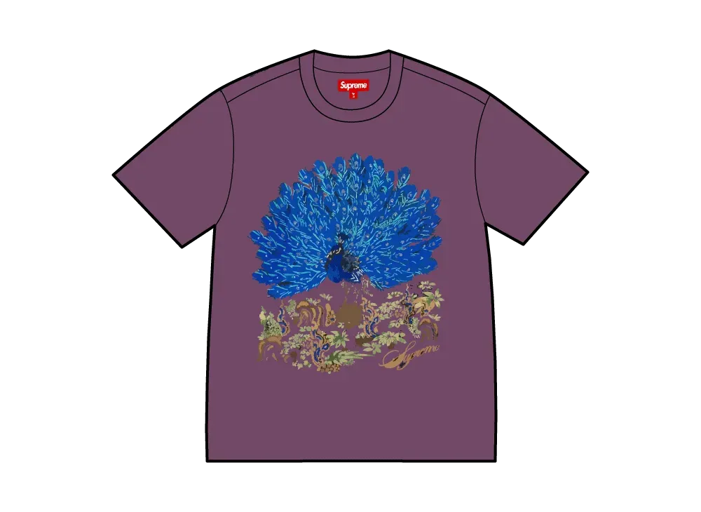 Supreme Peacock S/S Top "Purple"