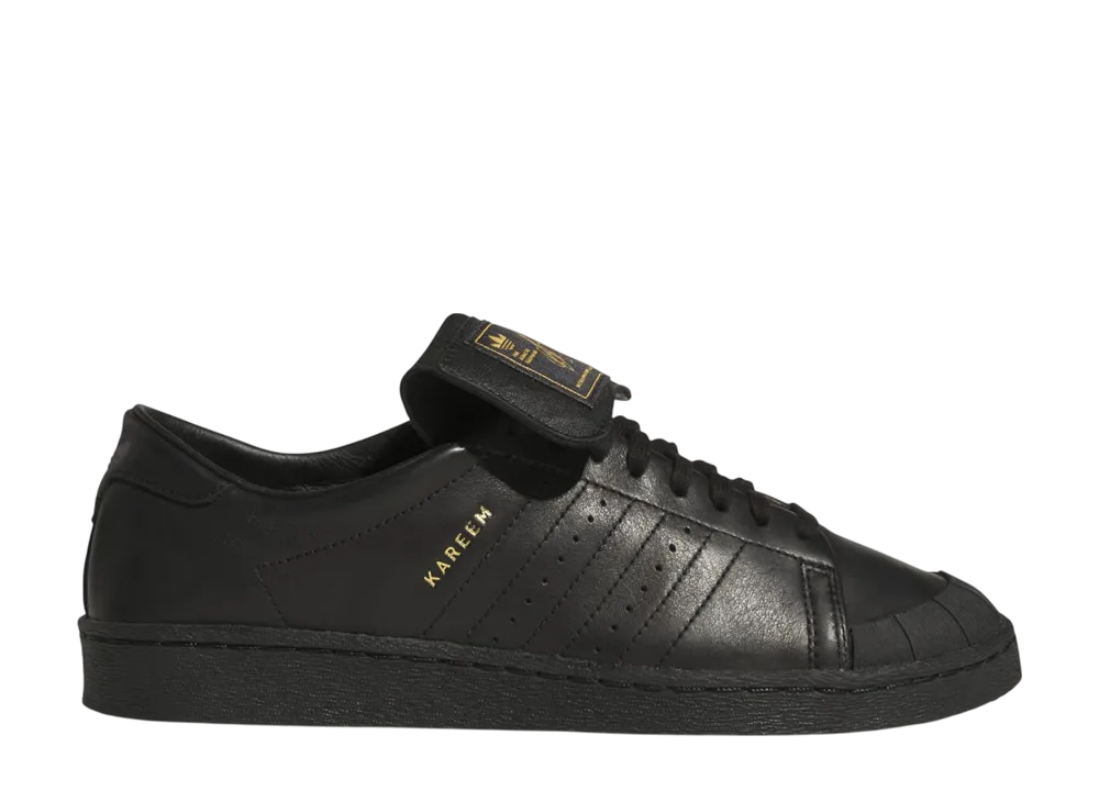 ウィリーチャバリア × アディダス ジャバー ロー "コアブラック/コアブラック/ゴールドメタリック"