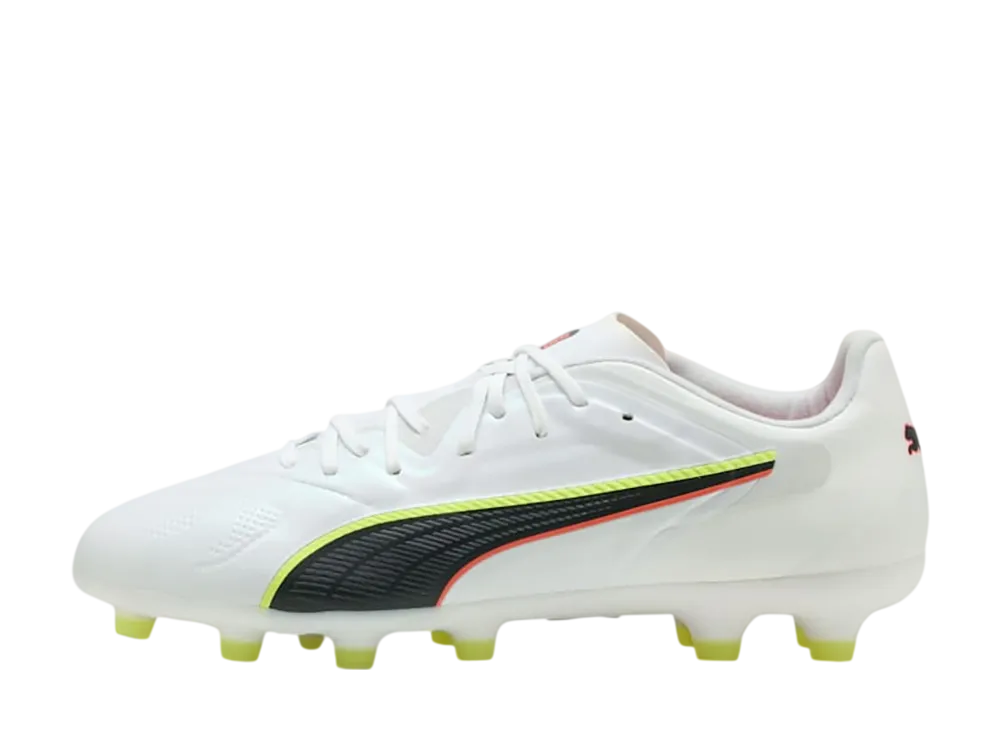 プーマ キング プロ HG/AG "プーマホワイト/グローイングレッド/イエローアラート"