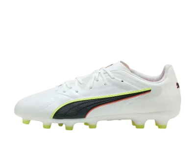 Puma King Pro HG/AG "PUMA White/Glowing Red/Yellow Alert"