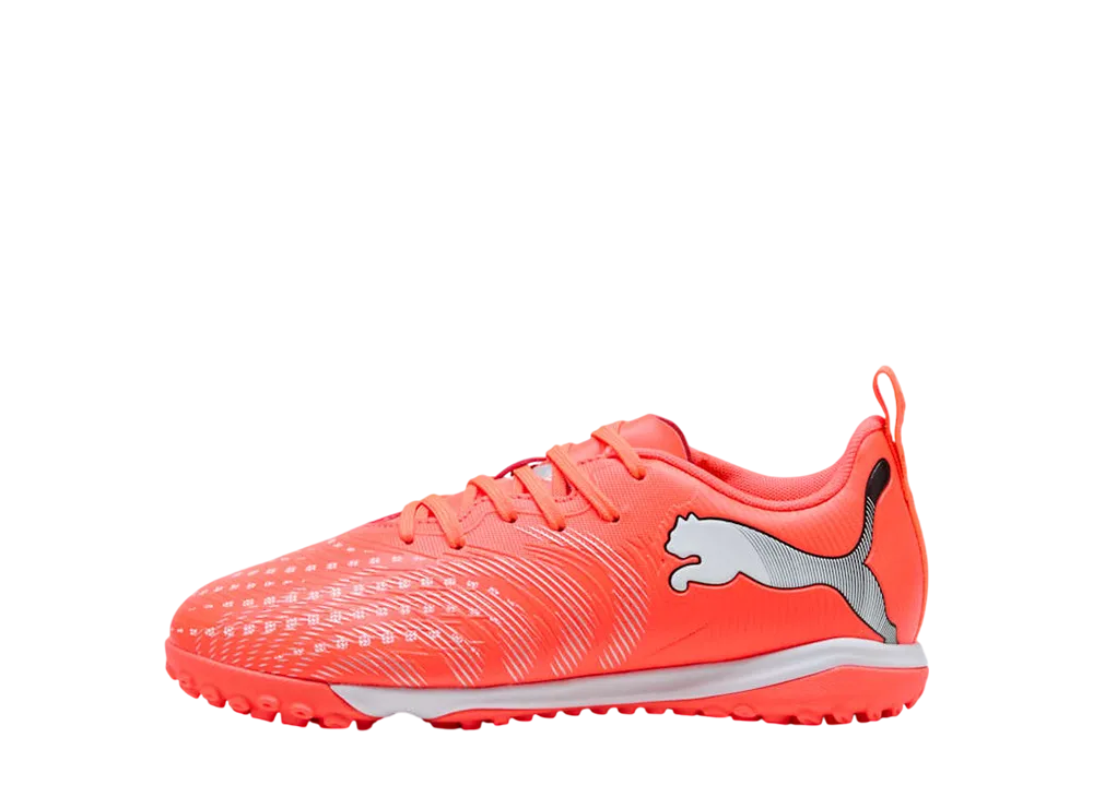 プーマ GS フューチャー9 プレイ TT+ ミッド "グローイングレッド/プーマホワイト/プーマブラック/プーマシルバー" (キッズ)