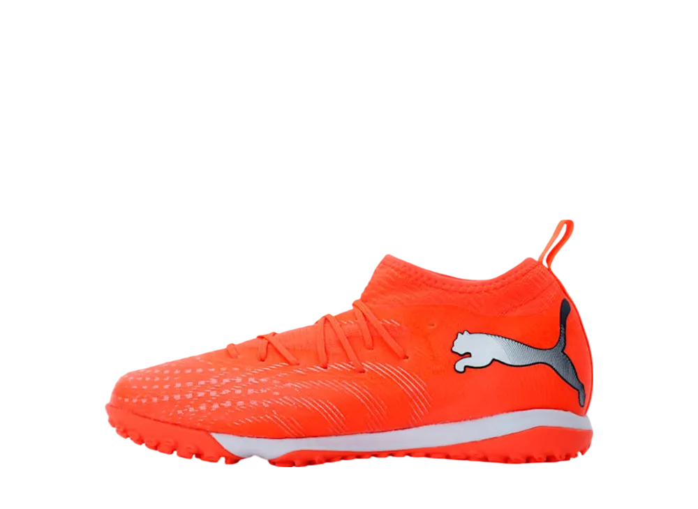 プーマ GS フューチャー9 マッチ TT+ ミッド "グローイングレッド/プーマホワイト/プーマブラック/プーマシルバー" (キッズ)