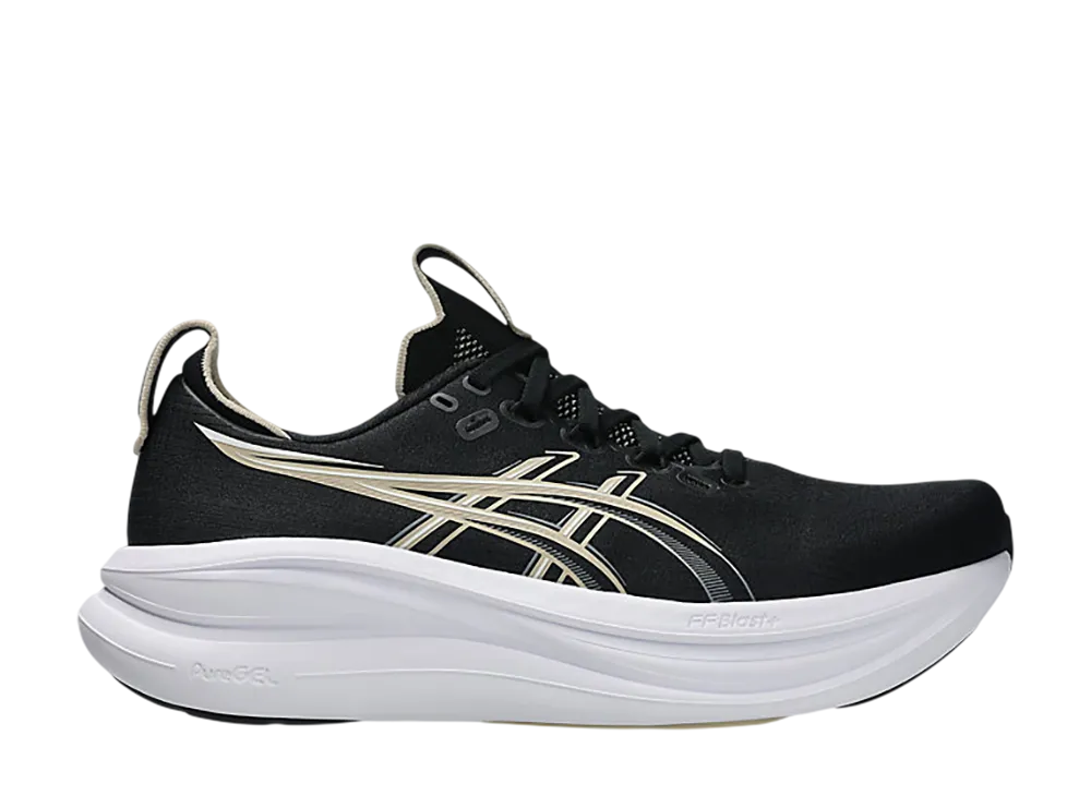 アシックス ゲルニンバス28 "ブラック/フェザーグレー"