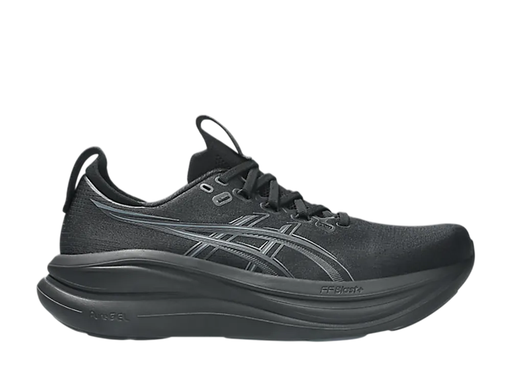 アシックス ゲルニンバス28 ワイド "ブラック/グラファイトグレー"