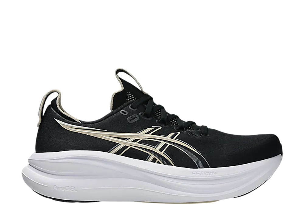 アシックス ゲルニンバス28 エクストラワイド "ブラック/フェザーグレー"