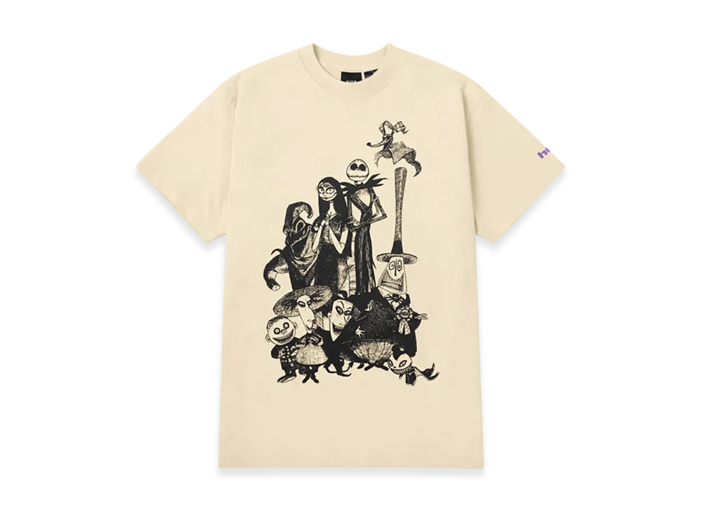 HUF x THE NIGHTMARE BEFORE CHRISTMAS Cast Tee "Sand"