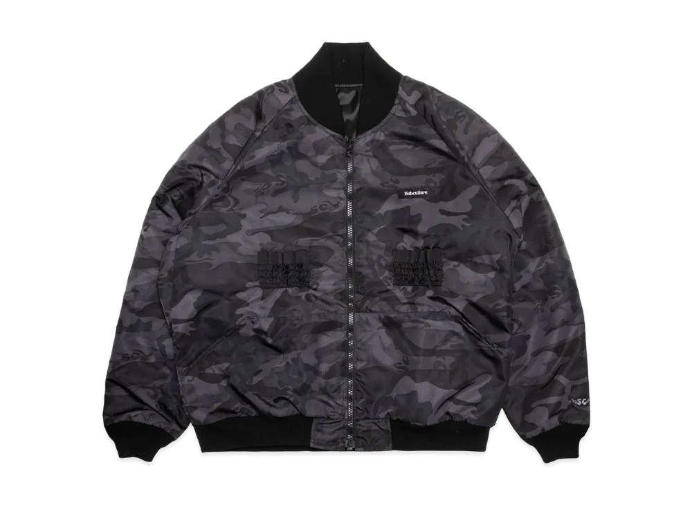 SubCulture Field-MA1 Reversible Jacket "Black"