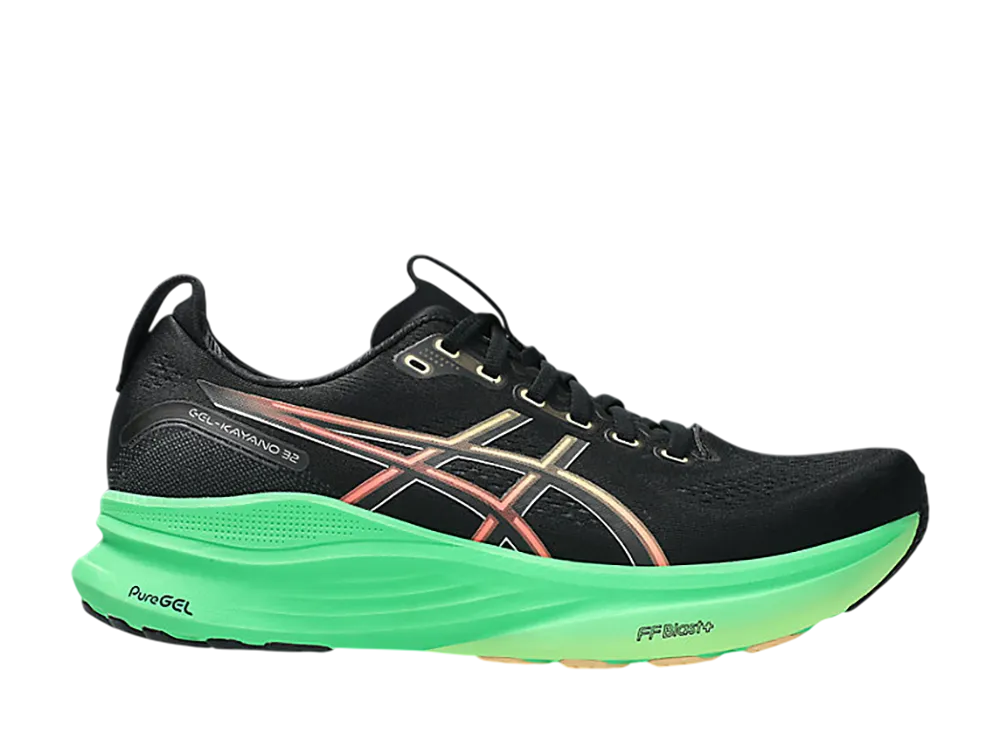 Asics Gel-Kayano 32 "Black/Vital Green"