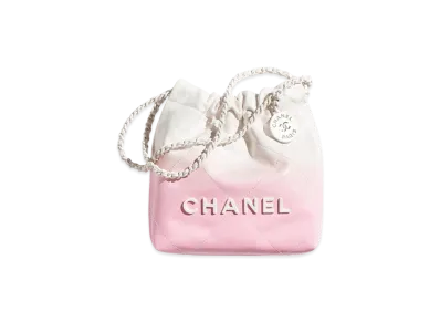 CHANEL 22 Mini Handbag "Pink/White"