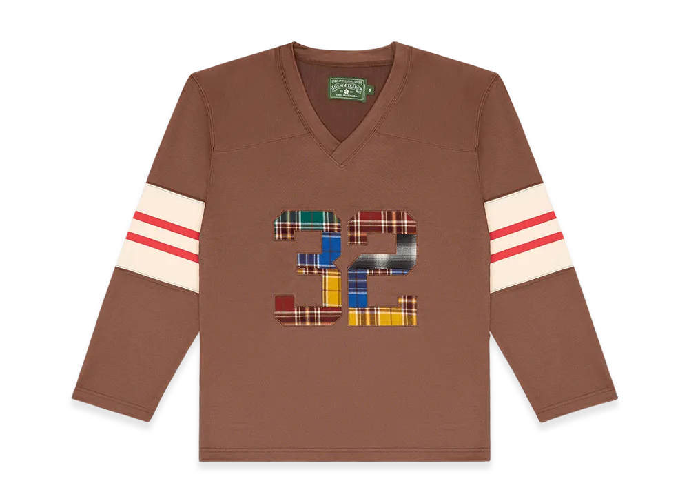 DENIM TEARS JB Football Jersey "Brown"