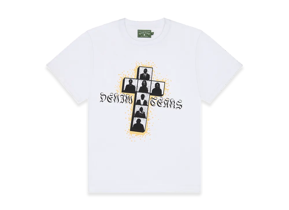 DENIM TEARS Cross Tee "White"