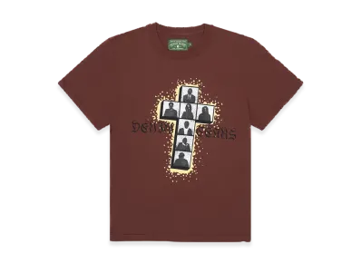 DENIM TEARS Cross Tee "Brown"