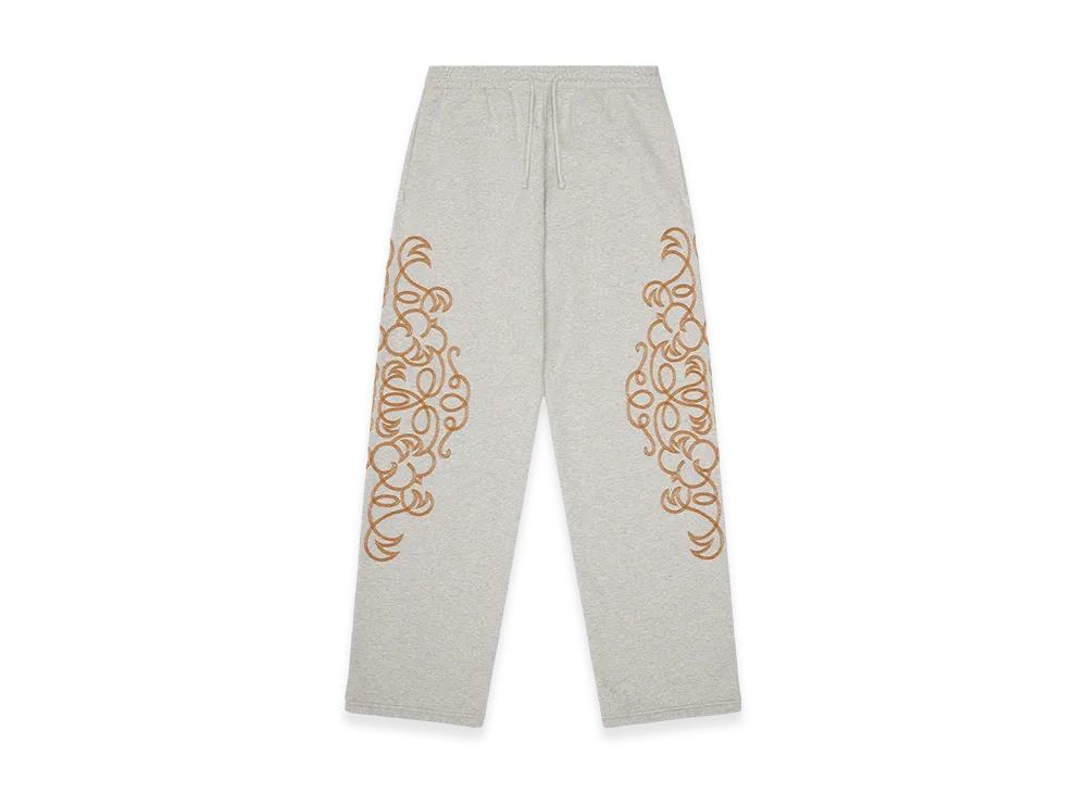 DENIM TEARS Western Embroidered Sweatpants "Grey"